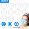 10Pcs 3D Mask Bracket Comfortable Breathing Mouth Mask Inner Support Frame Washable Reusable Mask