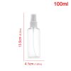 10Pcs 100ml Travel Transparent Plastic Perfume Atomizer Empty Misty Spray Bottle